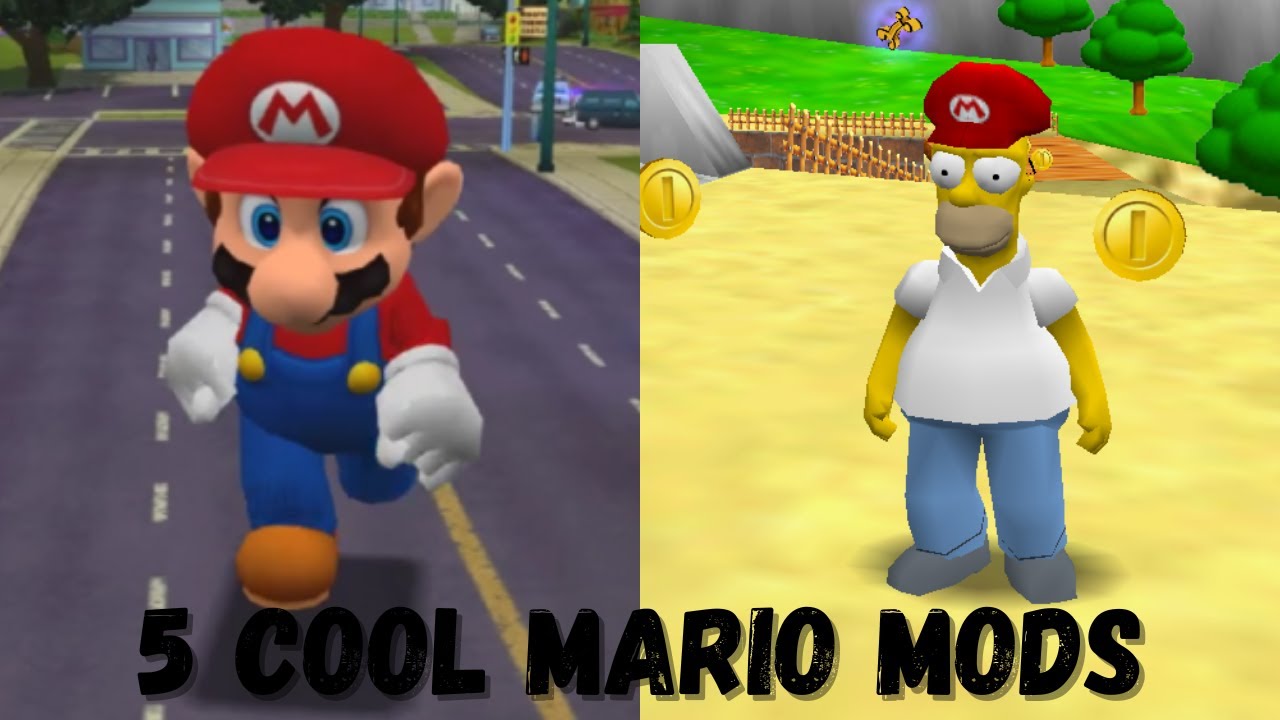 5 Cool Mario Mods In The Simpsons Hit And Run