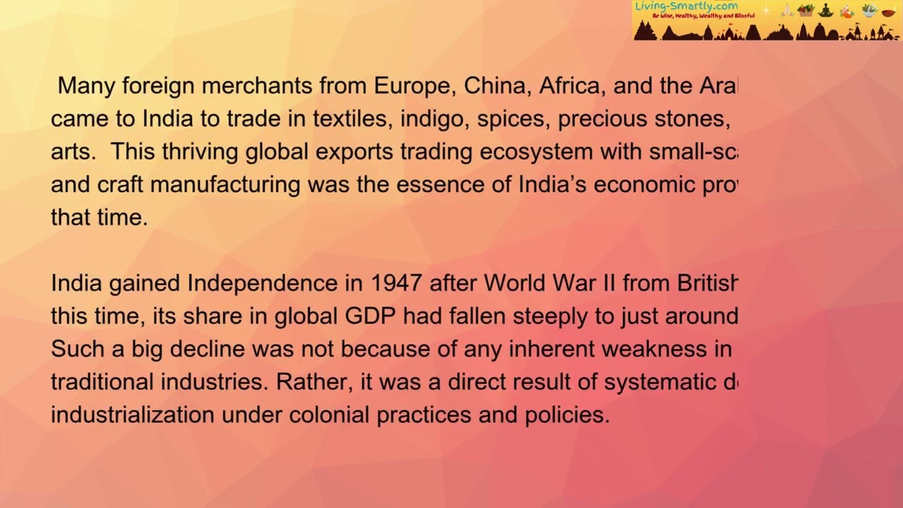 64 Kalas And Their Contribution To India&rsquo;s High World GDP Share For 1500 Years