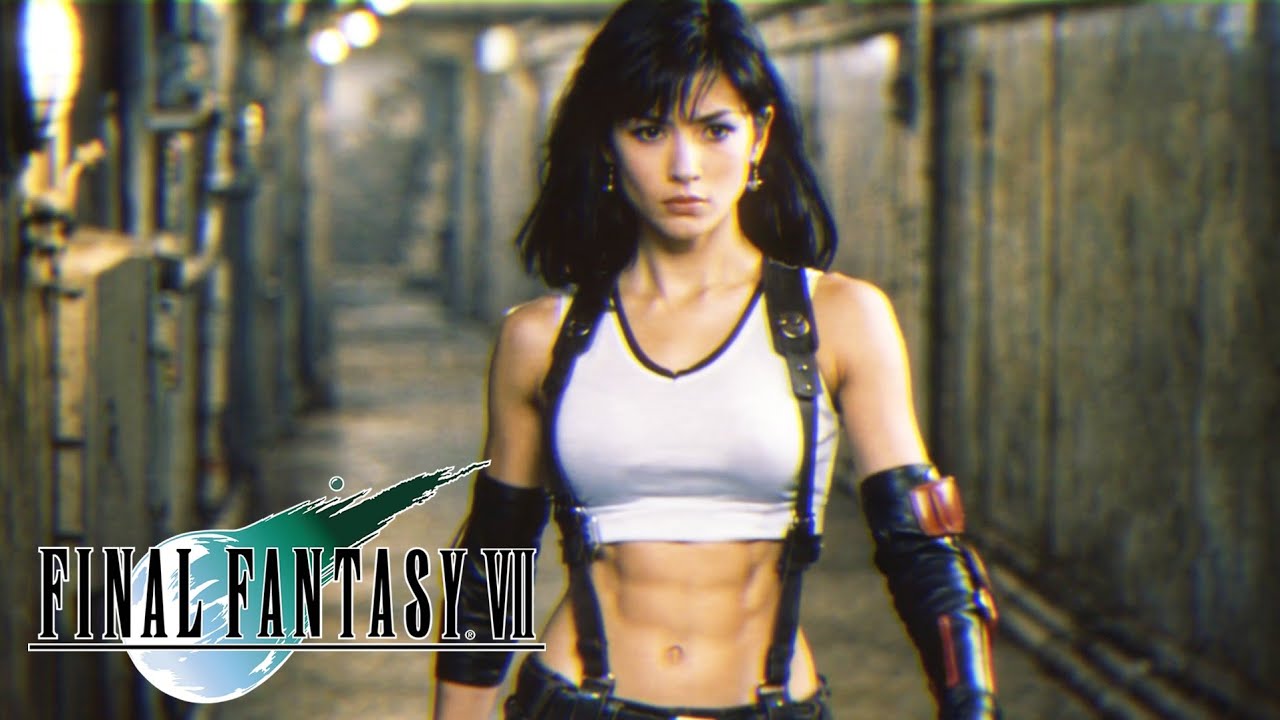 Final Fantasy VII as an 80s Dark Fantasy VHS Movie