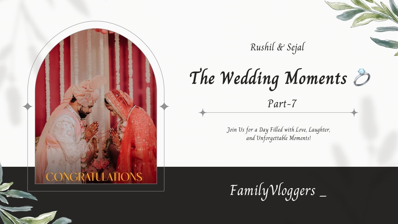Finally The Wedding Day 💍❤️ | moments | Wedding Vlog – Part 7