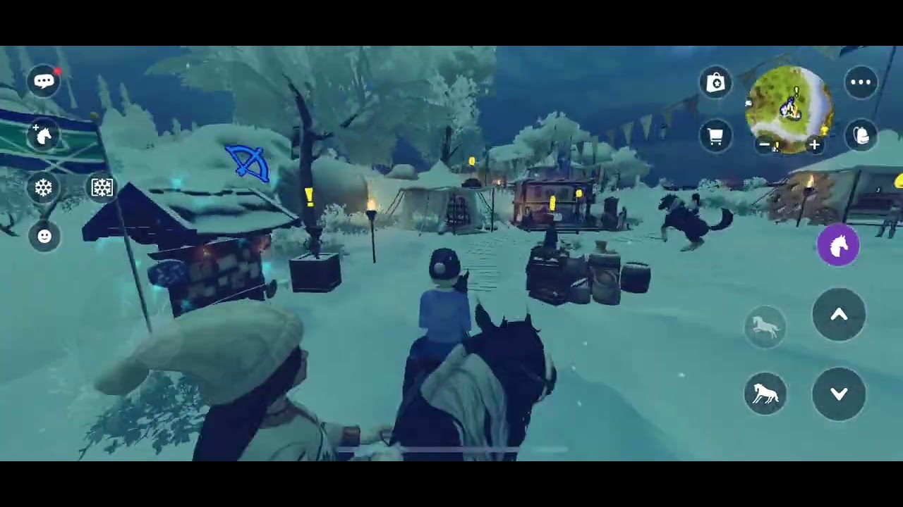Playing star ￼stable with my friend
