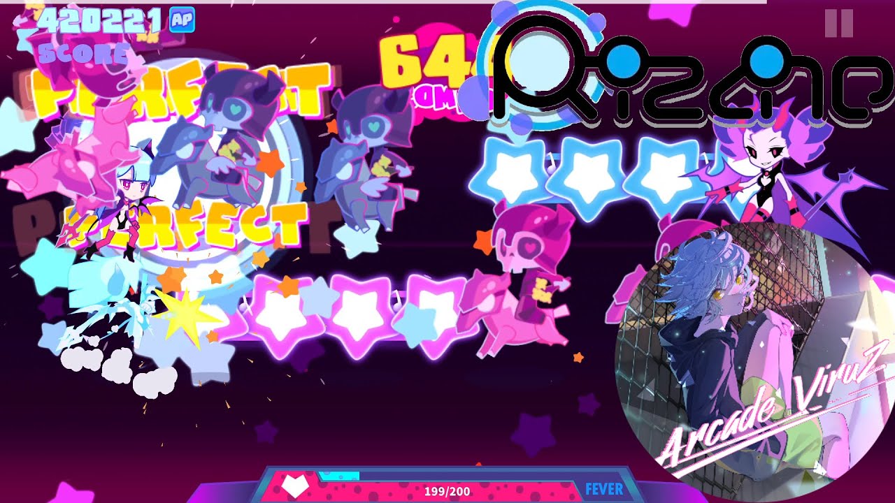 드디어 Rizline과의 콜라보! Arcade ViruZ 437506점 All Perfect 【Muse Dash X Rizline】