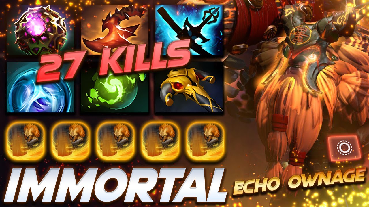 Earthshaker Immortal Echo Ownage - Dota 2 Pro Gameplay [Watch & Learn]