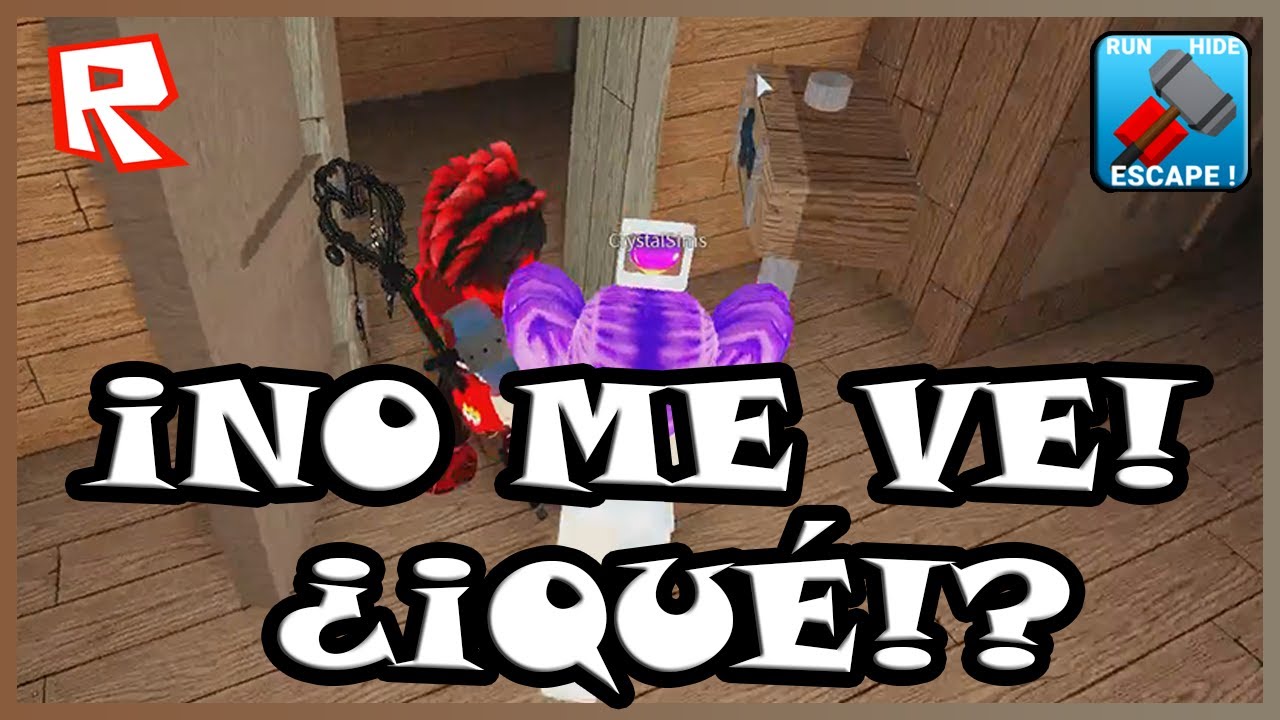 CRYSTAL NO VE DELANTE SUYO! FLEE THE FACILITY ROBLOX