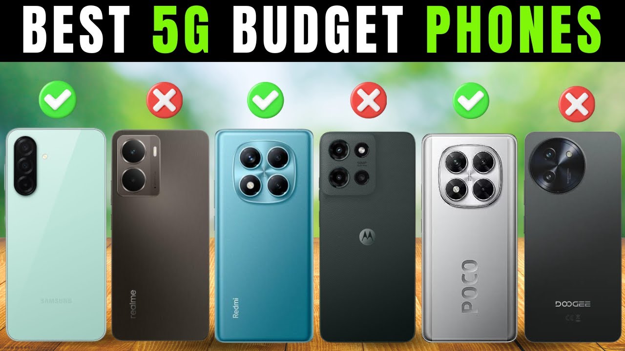 ✅7 najlepszych niedrogich telefon&oacute;w 5G [2026]📱Poniżej 200/300/400 🔥Tanie smartfony dla początkujących do aparat&oacute;w i gier