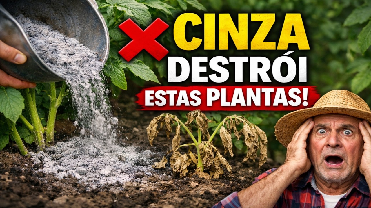 A CINZA É VENENO PARA ESTAS 20 PLANTAS! Nunca a espalhe aqui, ou a sua colheita será DESTRUÍDA!