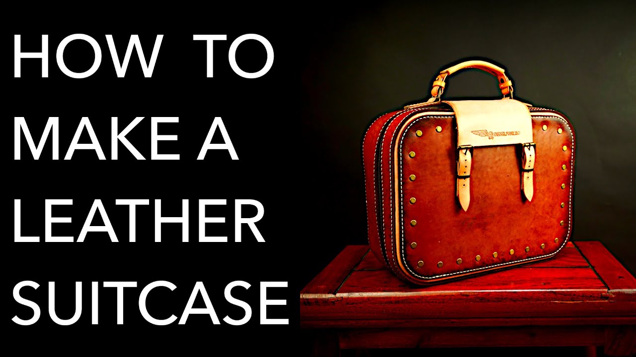 How to make a Leather Suitcase - Tutorial and Pattern Download