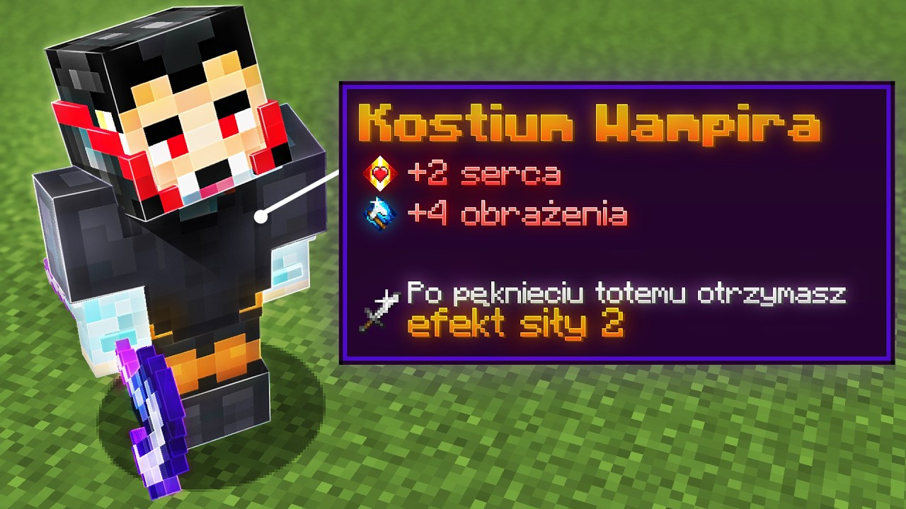 Zdobyłem NAJBARDZIEJ NIELEGALNY KOSTIUM WAMPIRA w MINECRAFT