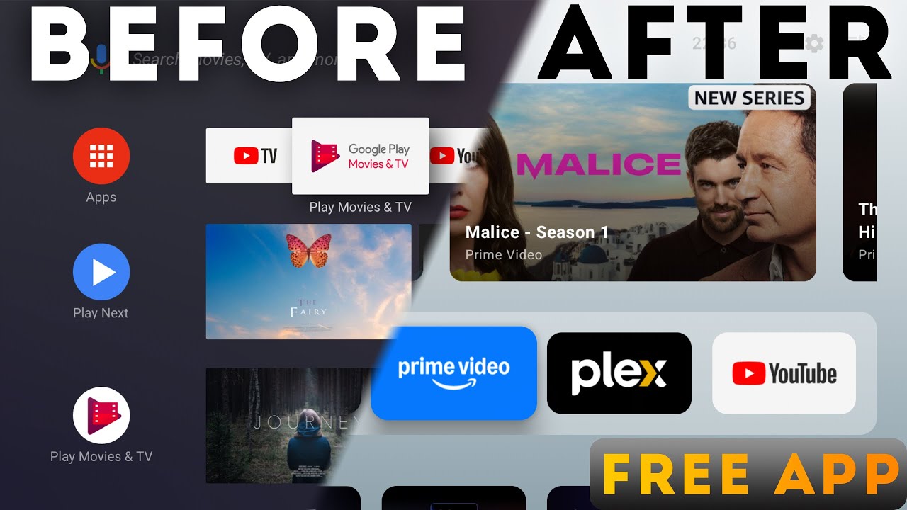 Make your android tv look like apple tv!