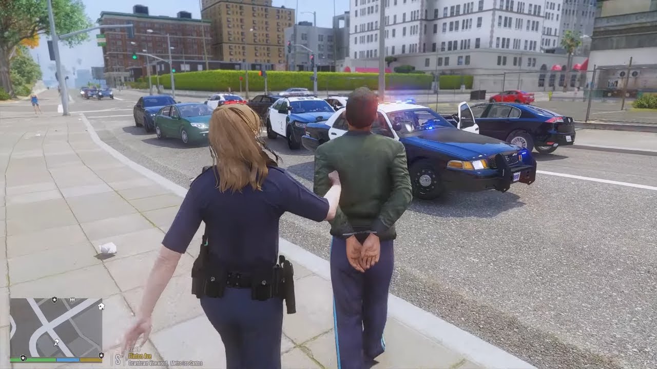 Let's Play Gta 5 LSPDFR Without Additional Plugins - LAPD Female Officer Patrol #gta #gta5 #lspdfr
