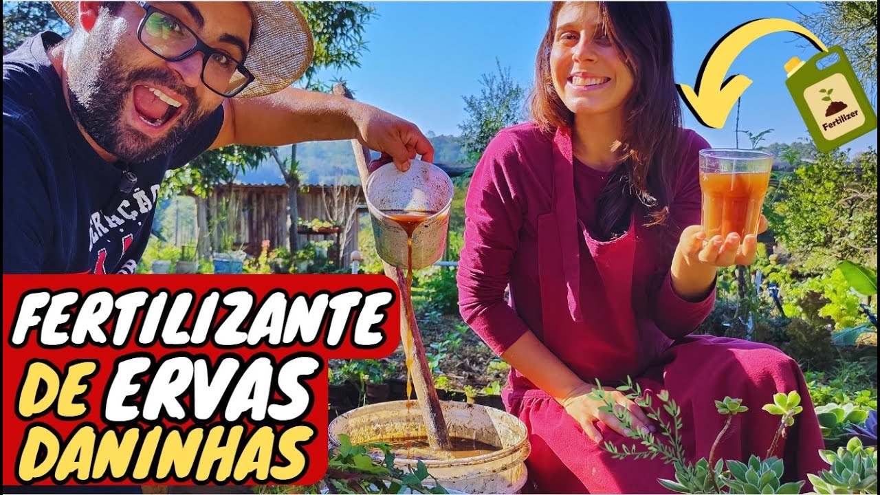 ✅(SEGREDO REVELADO) ADUBO LÍQUIDO de ERVAS DANINHAS
