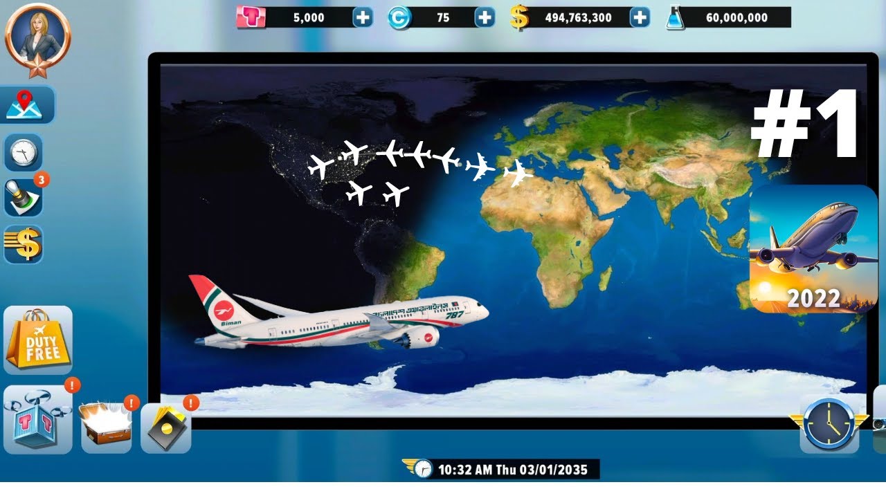 Airlines Manager Tycoon 2022 gameplay walkthrough । The NPJ Gaming #1