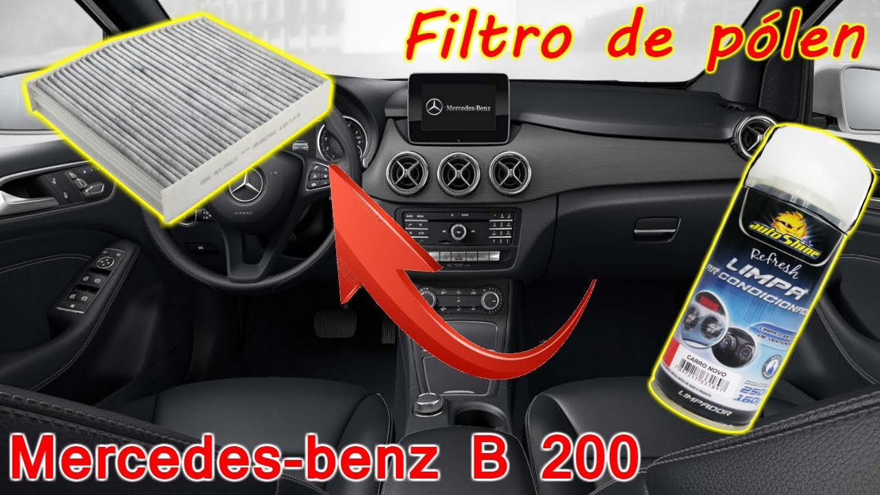 Troca do Filtro de Cabine Mercedes Benz  - B200, GLA, CLA, A200