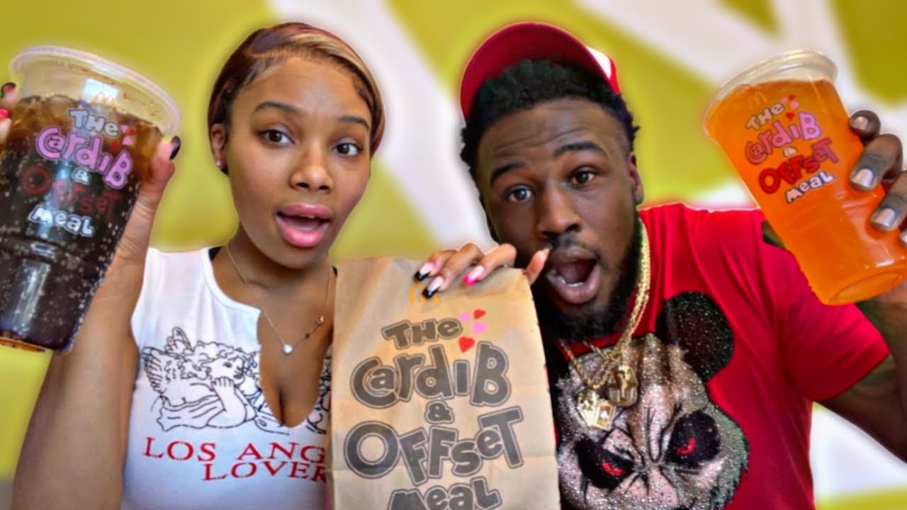 TRYING THE CARDI B AND OFFSET MCDONALD’S MEAL!