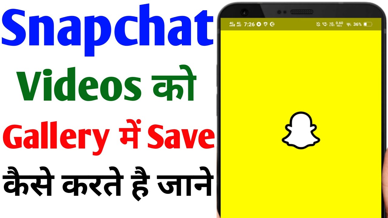 How to save Snapchat video in gallery