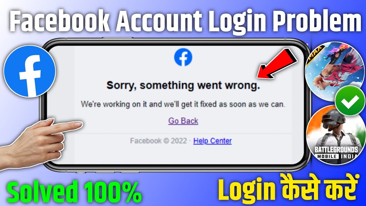 facebook sorry something went wrong | sorry something went wrong on facebook |facebook login problem
