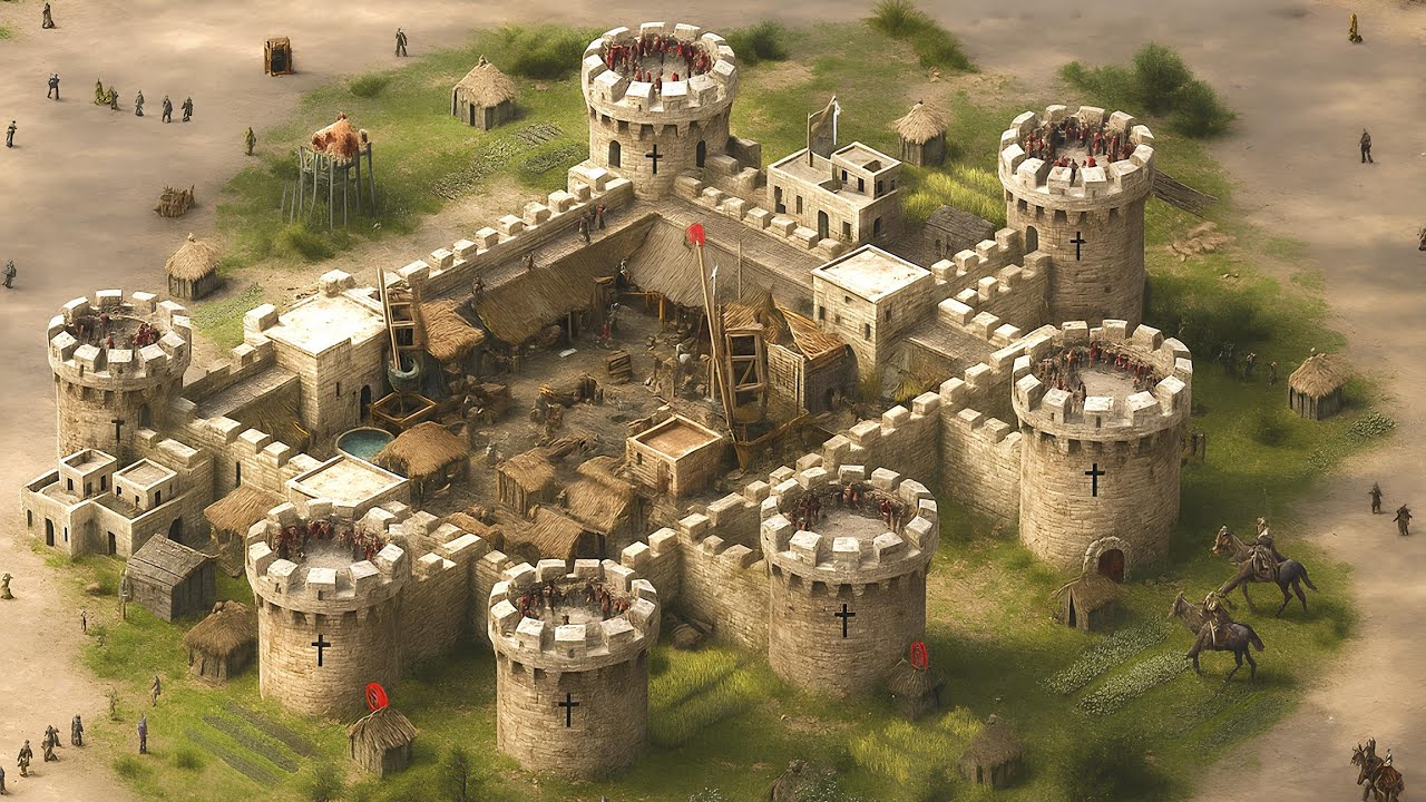7 Sentinels vs Me — Ultimate 1v7 Skirmish | Stronghold Crusader Definitive Edition