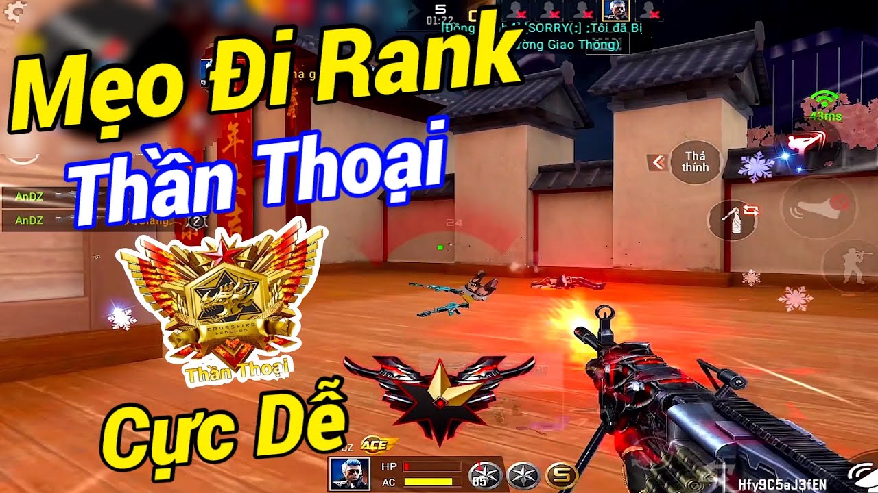 CF LEGENDS | Hướng Dẫn Đi Rank Thần Thoại 3k6 Cực Dễ Lên Rank 🐧