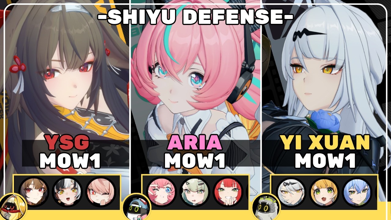 Shiyu Defense 2.6 | Ye Shunguang, Yi Xuan, Aria | Zenless Zone Zero
