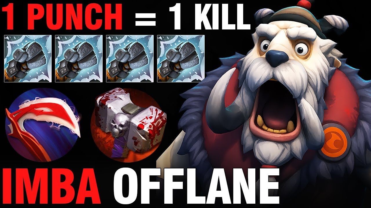 One Punch Kill Build - Immortal Tusk Offlane | Dota 2 Patch 7.39e