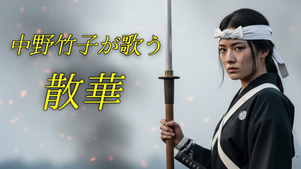 [AI] 中野竹子が歌う[散華]　【和風タンゴロック】