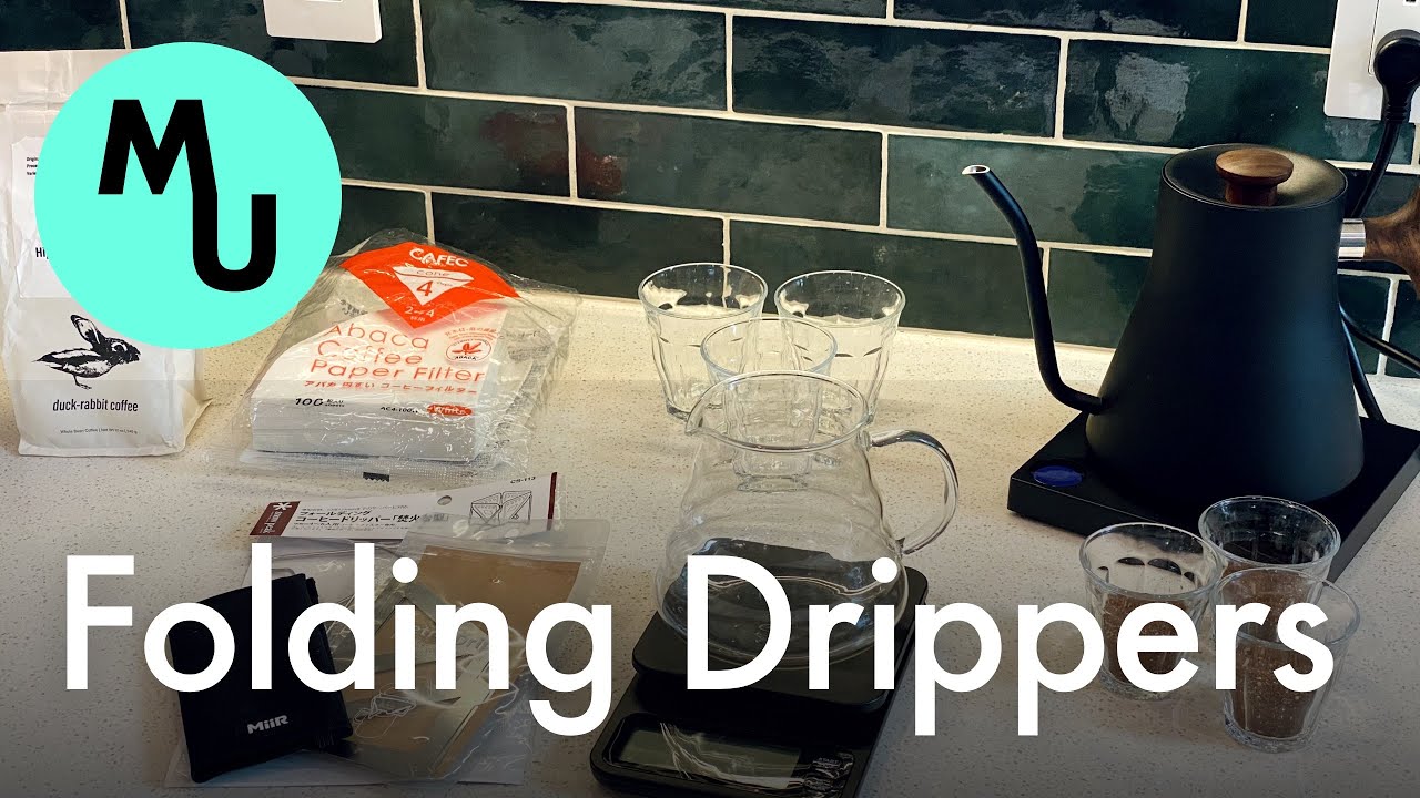 3 Travel Pour Over Coffee Folding Drippers Compared | Miir Pourigami, Munieq Tetra, Snow Peak CS-113