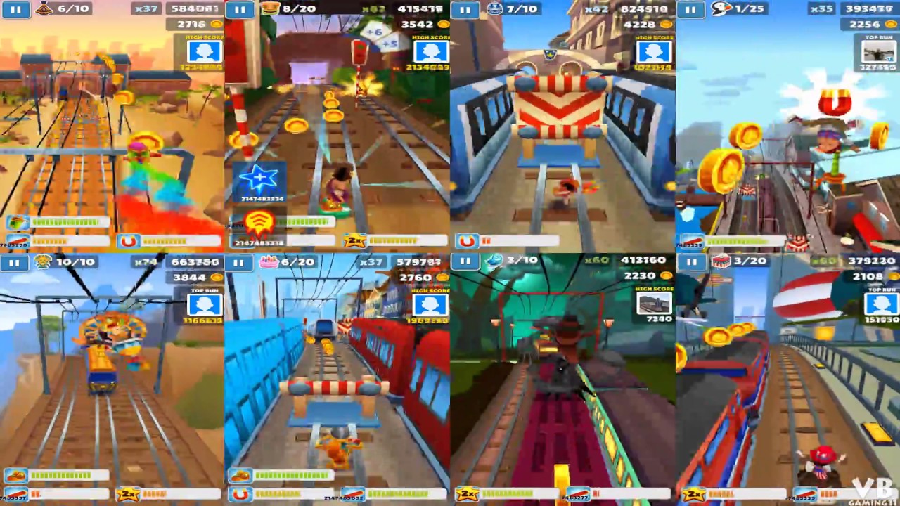 Subway Surfers Marrakesh vs Hawaii Monaco Iceland Peru Cope