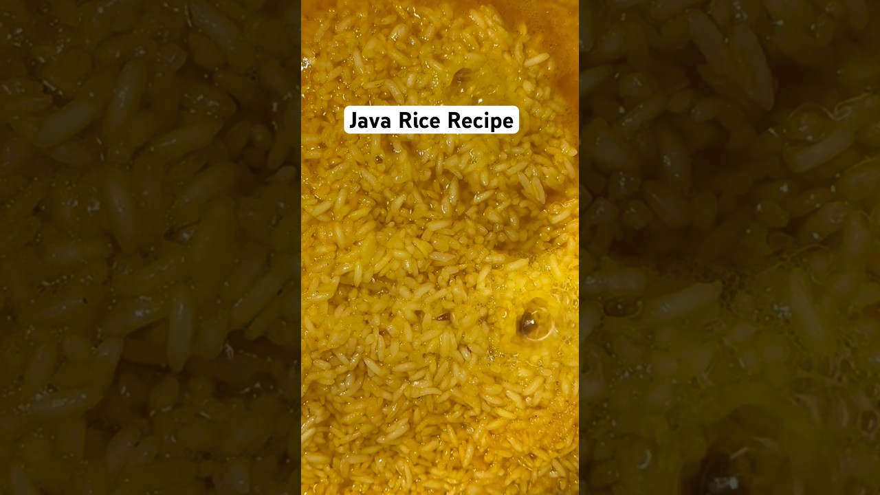 HOW TO COOK JAVA RICE #javarice #foodie #yummy