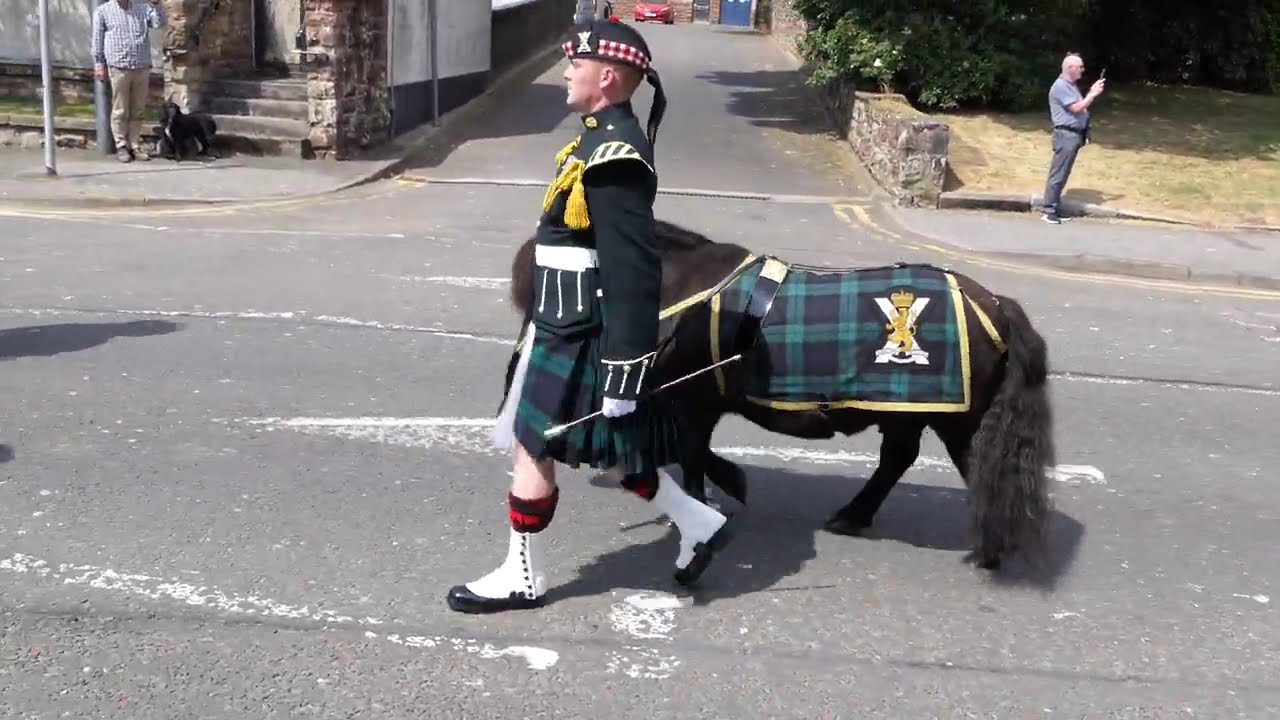SCOTS parade through Dumfries