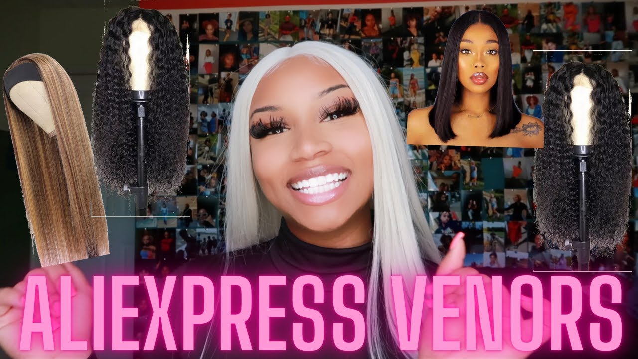 THE BEST ALIEXPRESS WIG VENDORS *synthetic* LACE FRONTS, BANGS, HEADBAND WIGS, FREE VENDOR LIST
