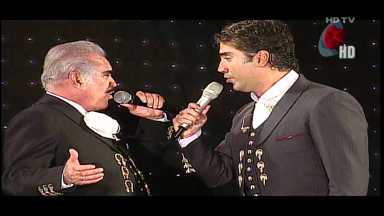 Alejandro & Vicente Fernandez - Perd&oacute;n en vivo HD