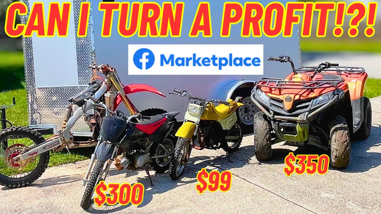I Spent 24 Hours Scoring Broken ATVs & Dirt Bikes for Cheap! FB Marketplace