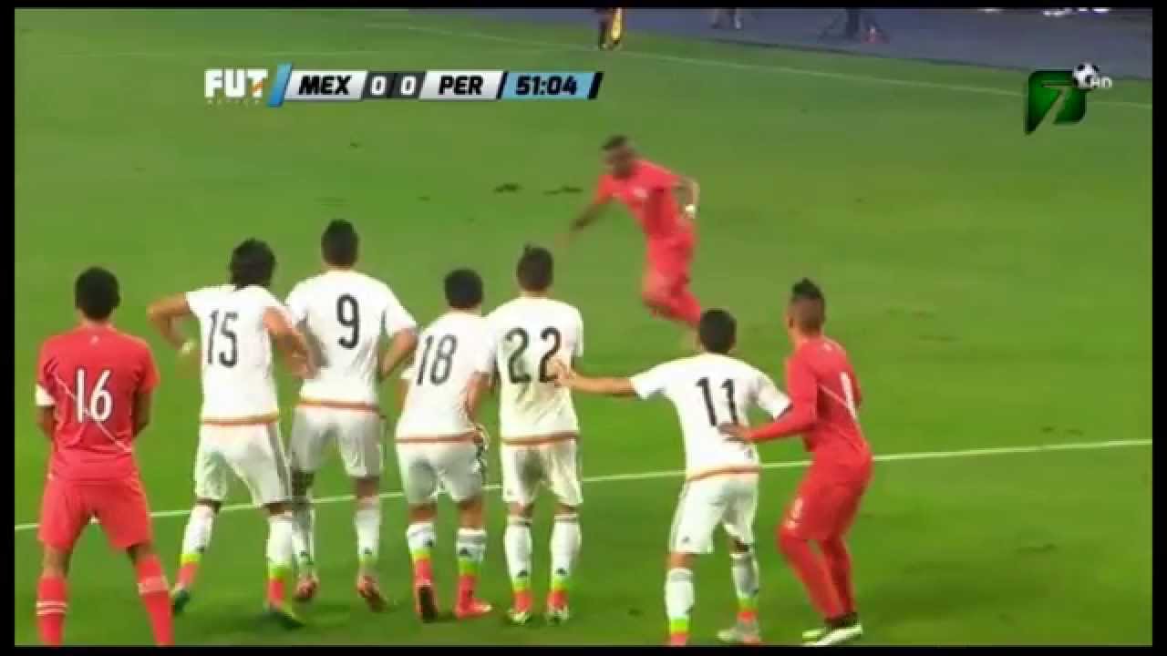 Peru  Mexico 1-1 (TV Mexicana) Mejores Jugadas 3 Jun 2015