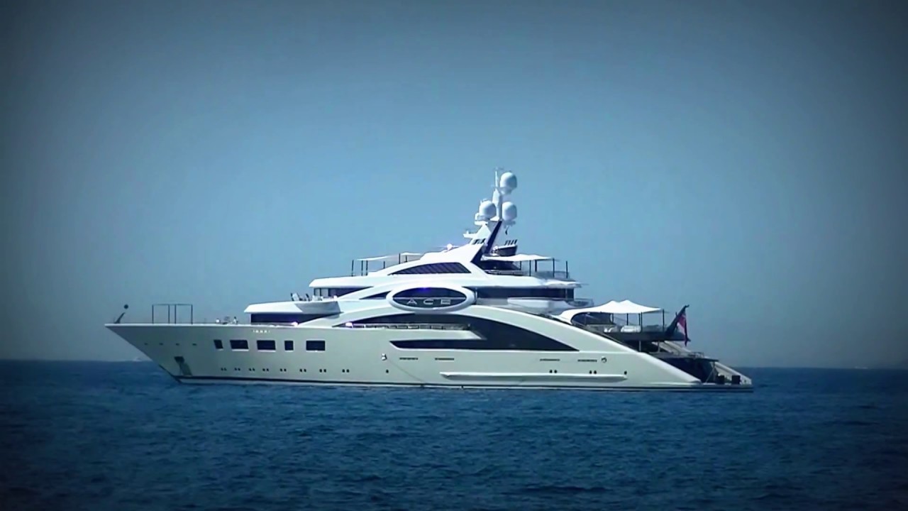 The ULTRA LUXURY US$ 120,000,000 Yacht ACE and her support vessel Garçon for Ace