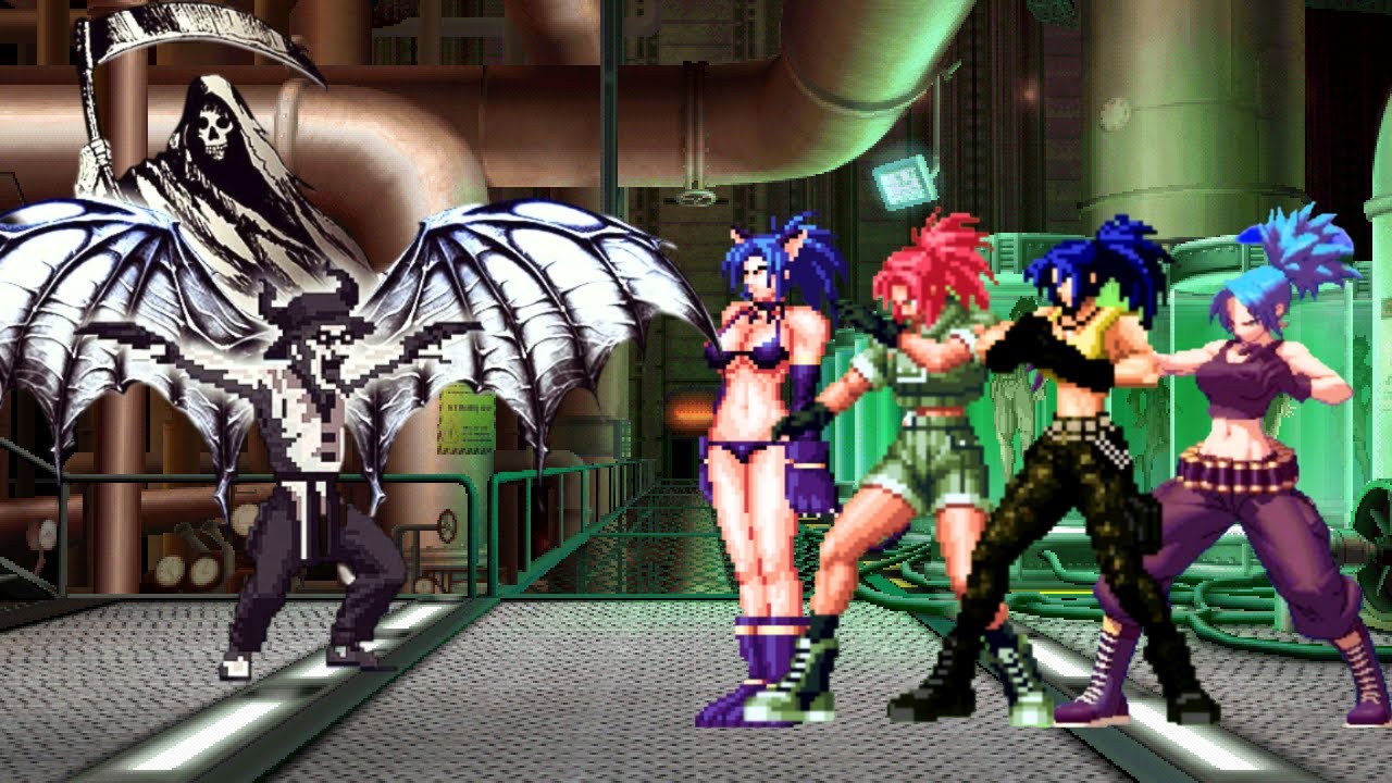 [KOF Mugen] Satanic Choi vs Leona Team