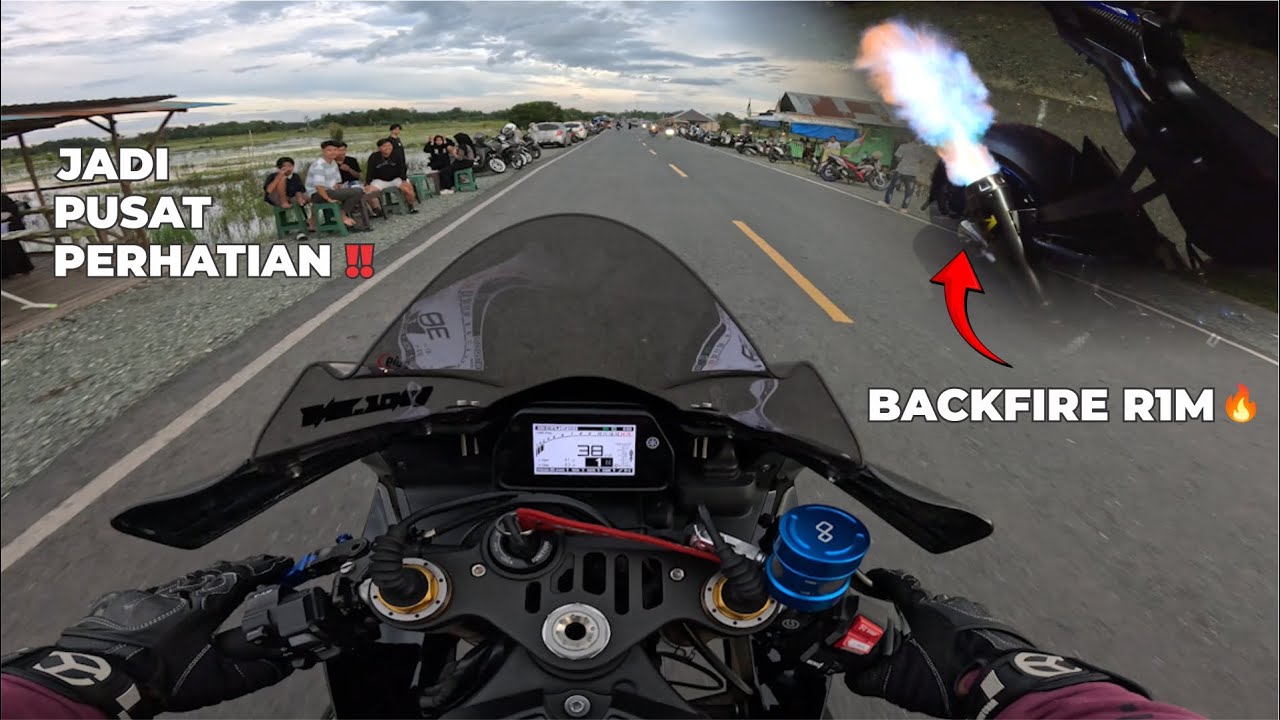 Nyoride Ke Mali - Mali Pakai R1M‼️|| Ada Yg Hampir Cr4sh Lagi.