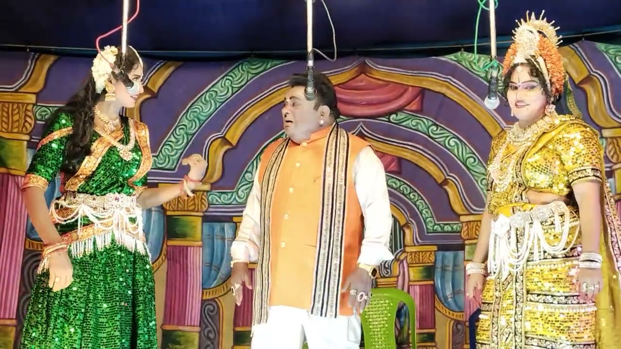 రాజుపాలెం గ్రామంలోభక్త చింతామణి నాటకంలో అద్దంకి శ్రీనివాసరావు అద్భుతమైన కామెడీ