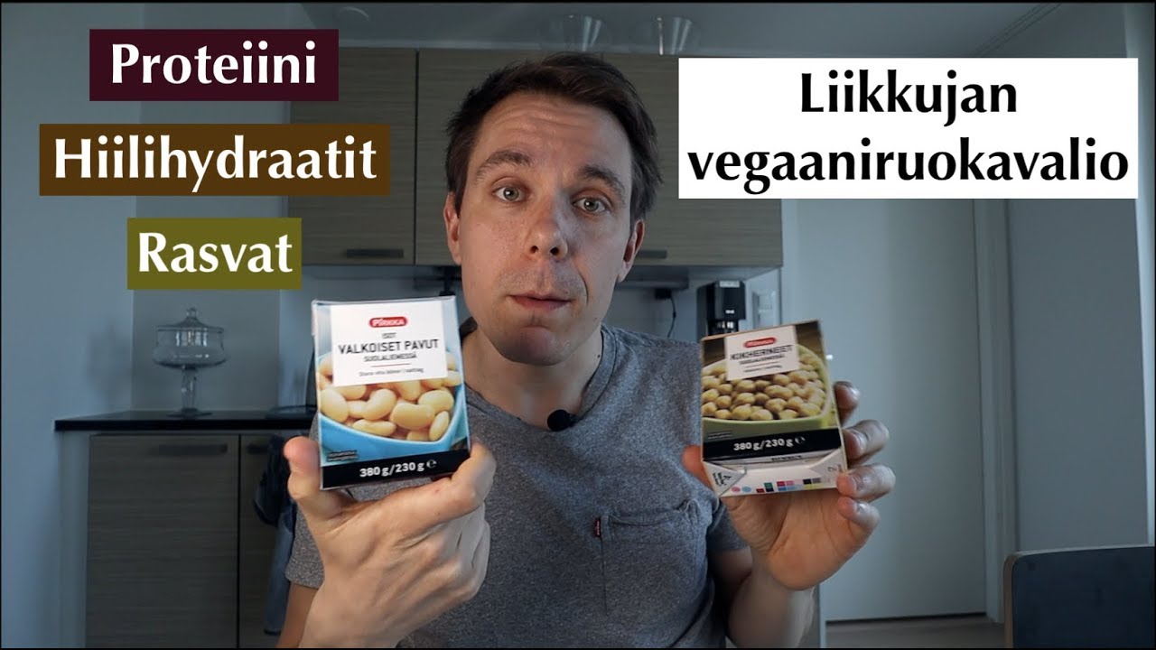 Proteiinit, hiilihydraatit ja rasvat vegaaniliikkujan ruokavaliossa