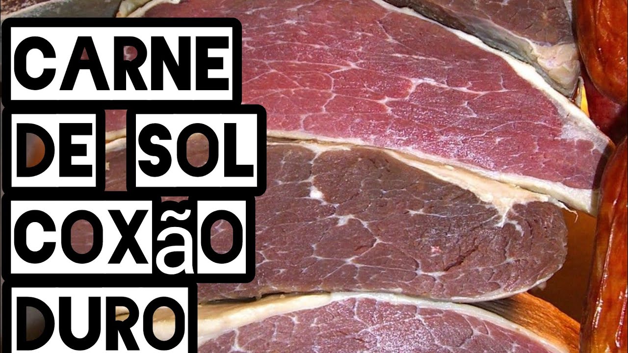 como fazer Carne de sol (coxao duro)