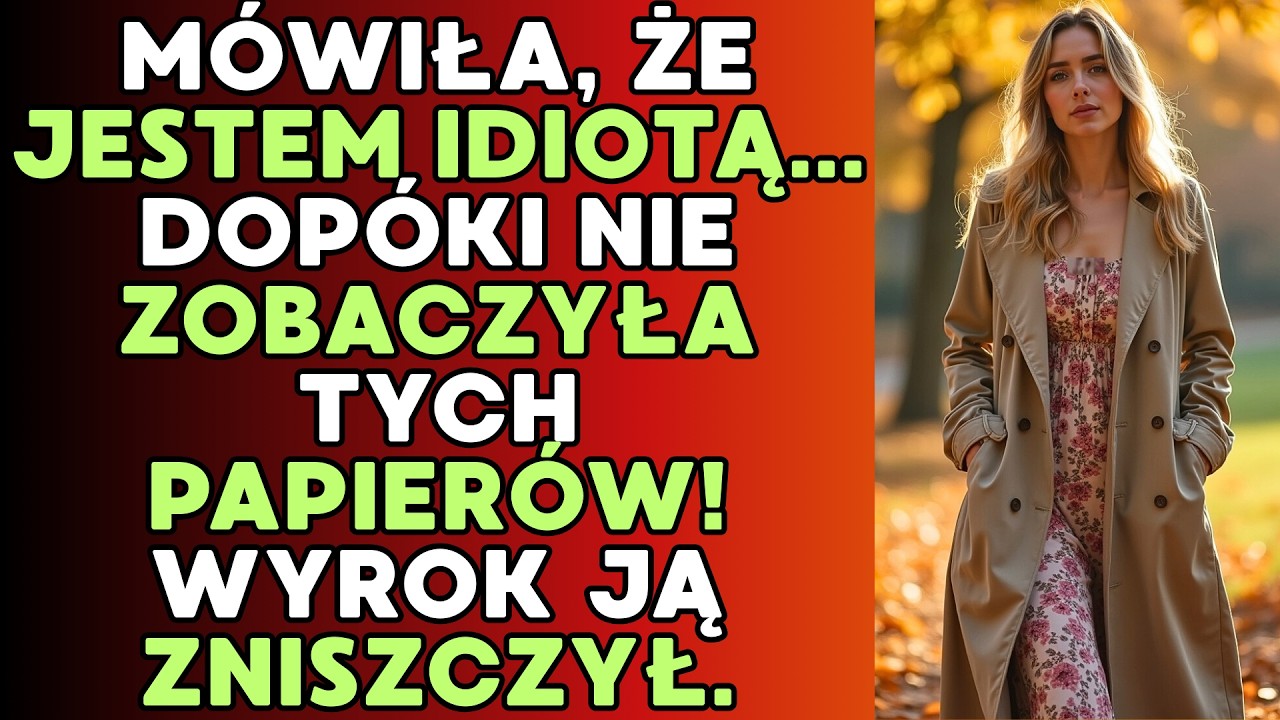 Moja żona myślała, że jestem idiotą. Nie wiedziała, że drukuję dowody jej zdrady.