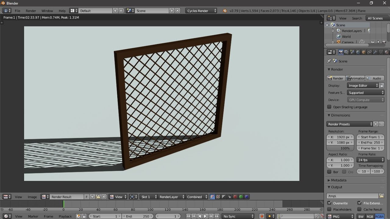 Modelling a Window in Blender || Blender Tutorial