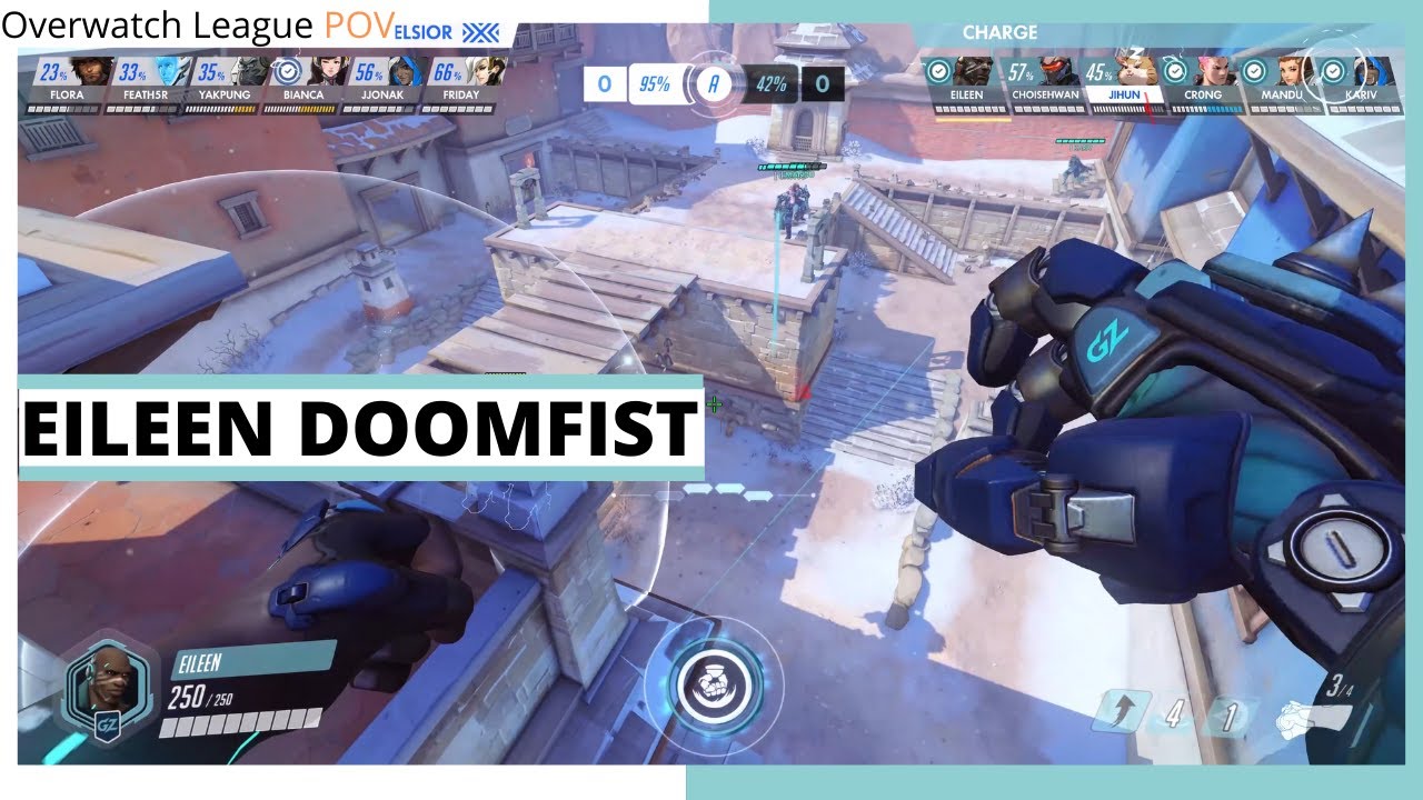 EILEEN DOOMFIST POV | Guangzhou Charge vs New York Excelsior | OWL Season 2021 June Joust (Week 6 )