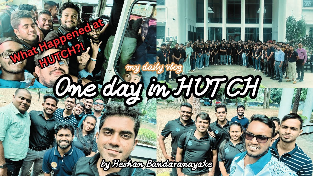 Vlog 009 | Fun-Filled Industry Visit to HUTCH with Uni Mates!