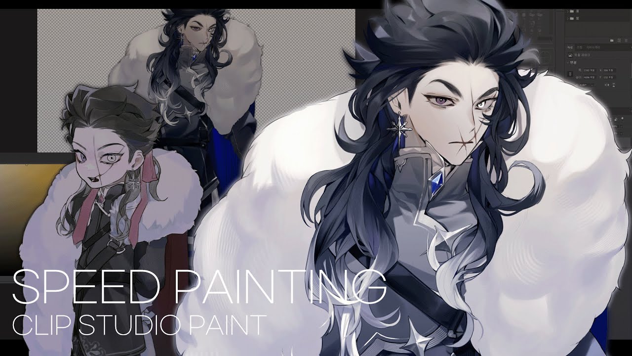 [OC] 캐릭터 성장 전신 그리기4! SPEED PAINTING(스피드페인팅)