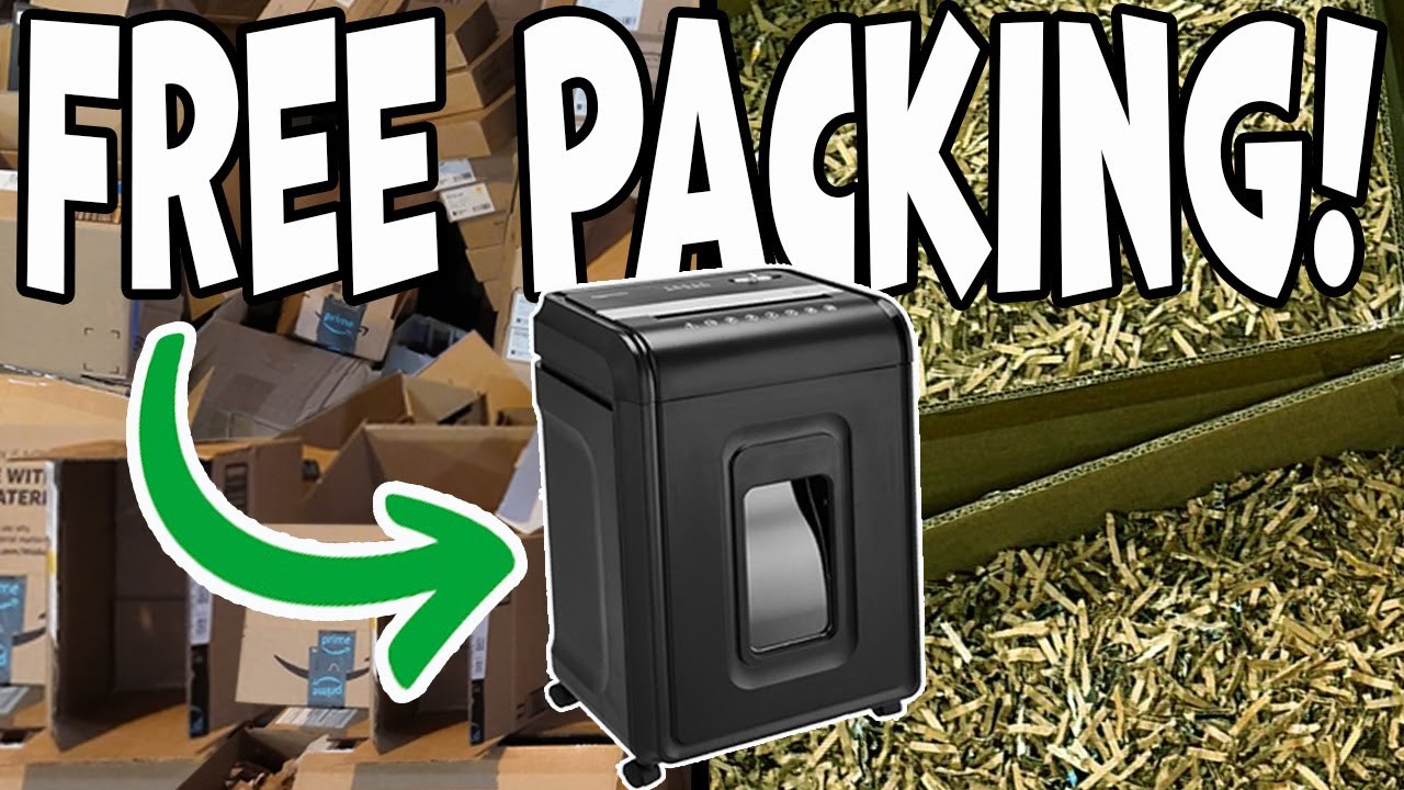 Shred Cardboard for FREE Eco Shipping! 🖨️📦