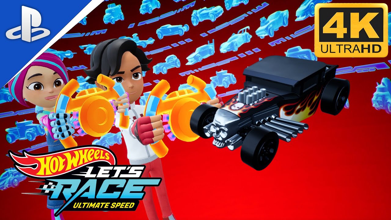 Hot Wheels Let's Race: Ultimate Speed ​​- BONE SHAKER новая игра, PS5, Xbox, 4K