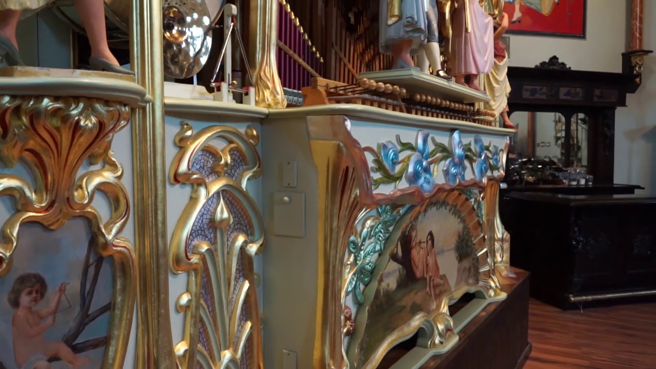 Glad Rag Doll on a 100 year old organ