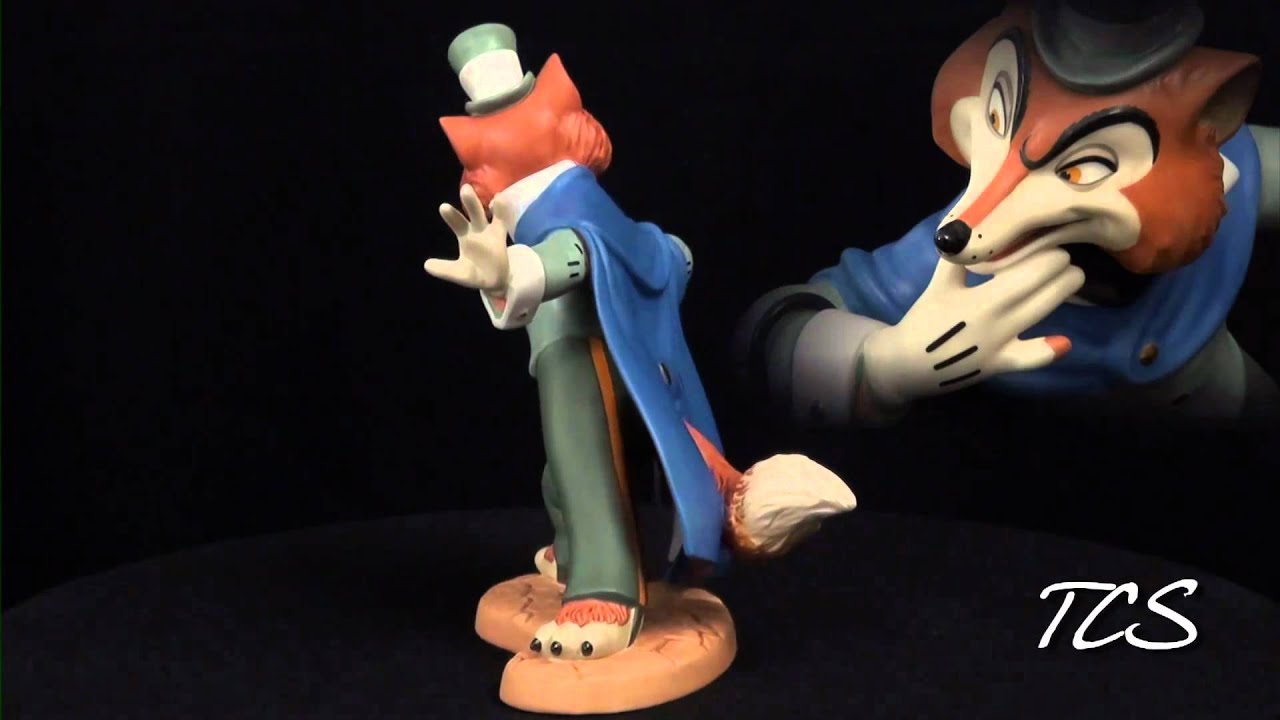 WDCC Pinocchio J. Worthington Foul Fellow Felonious Fox