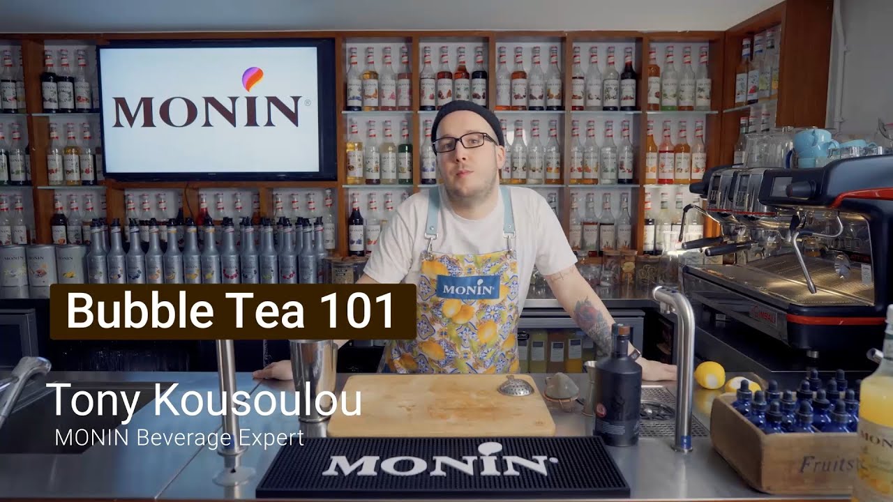 Bubble Tea 101 with MONIN: Bubble Tea Recipe Formulas: milk and water-based boba tea