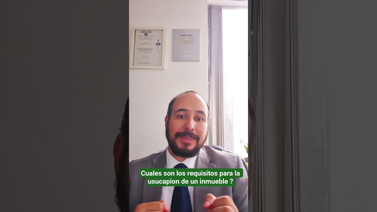 Requisitos de la usucapi&oacute;n #asesor&iacute;ajur&iacute;dica #juridicamente #usucapion